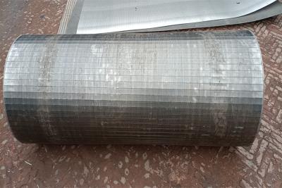 China Liquid Wedge Wire Screen Pipe 304 316 Stainless Steel Filter Element for sale