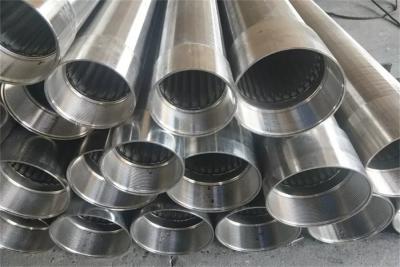 China Threaded Wire Wrapped Screens Rust Resistant Electropolished Stainless Steel Pipe for sale