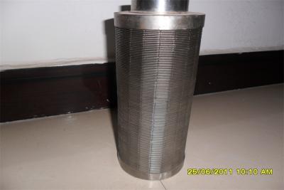 China Non Clogging Stainless Steel Filter Screen Water Division Wedge Wire Strainer for sale