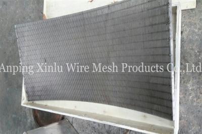 China Johnson Static Sieve Bend Screen DSM Low Carbon Steel V Wire Screen for sale