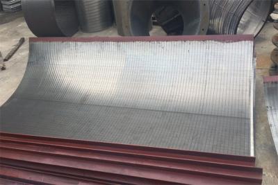 China Johnson Static Wedge Wire Screen Mineral Processing SS316L Sieving Screen Mesh for sale