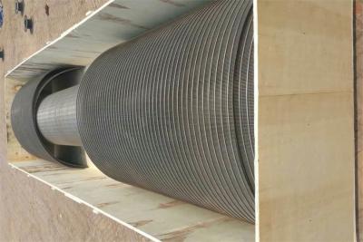 China 2000mm Width Sieve Bend Screen Curved Sieving Wire Mesh 0.25mm - 1mm Slot for sale