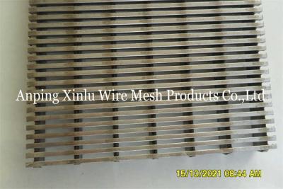 China SS321 SS430 Waste Water Screens Wedge V Wire Screens 3 - 12mm Thickness for sale