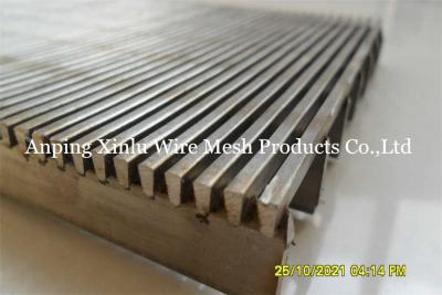 China Static V Wire Screens SS 304 316L Wedge Wire Wire Welded Panels for sale