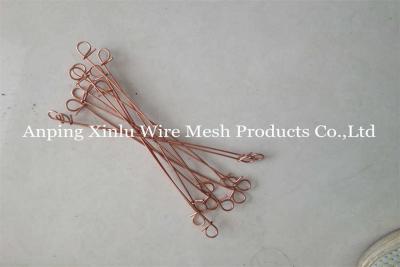 China Twin Loop Rebar gegalvaniseerd Baling Wire Koperen gecoate anti-roest Double Loop Bar Tie Wire Te koop