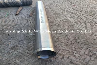 China 9-5/8“ SS galvanisiertes Keil-Draht-Filterrohr-Verpackungs-Johnson Wire Screen Water Filter-Rohr zu verkaufen