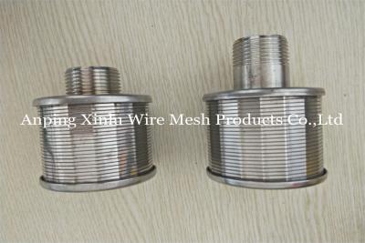 China Easy Installation Johnson V Wire Filter Nozzle / Wedge Wire Strainer Nozzle for sale