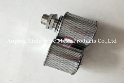 China Double Head Screen Nozzle  Big Head Filter Nozzle Johnson Wire Strainer Nozzle for sale