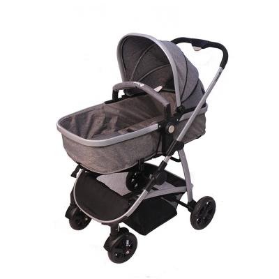 China 2021 New Style Polyester Baby Stroller Pram Baby Stroller With Removable Wheel for sale