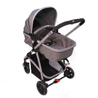 China Brand New Polyester Children Stroller Pram Baby Stroller With Removable Wheel for sale