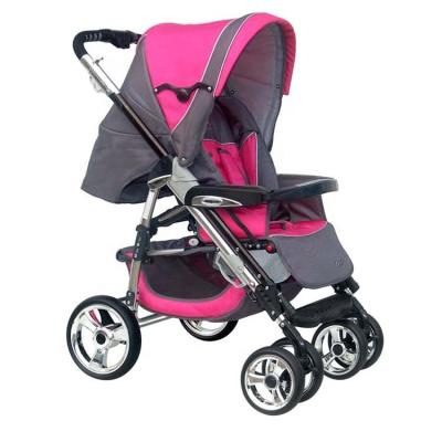 China High Quality Polyester Foldable Kids Push Chair Baby Luxury Pram Dismountable Baby Stroller for sale