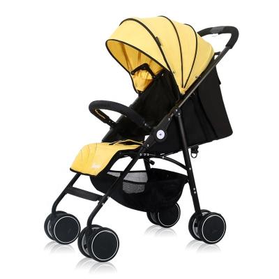 China Best One-handle Kids Stroller Pram Baby Travel Collapsible Folding Stroller Polyester Type With Canopy for sale