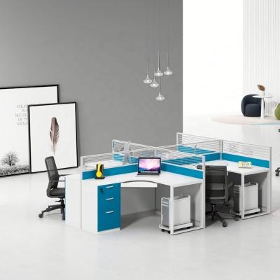 China 2020 Cheap Modern Office Separation Maintain.environmental Material 2-6 Person Office Workstation for sale