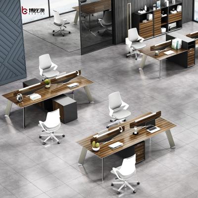 China Hot Sale Modern Hot High Quality High Quality Separation Space Office Table Custom Selling 4-6 Persons Office Workstation for sale