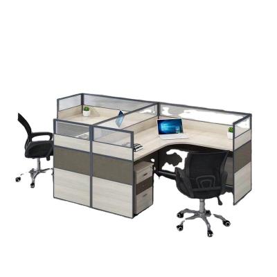 China Modern Convertible Office Furniture China 4 People Office Workstation Desk Splits Table Workstation for sale