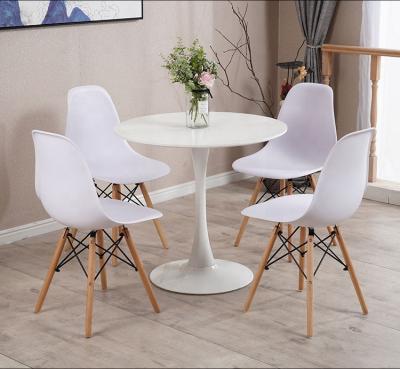 China Glossy Office Furniture Convertible Round Modern Design Living Dining Conference Office Negotiations Table White Executive Meeting Table for sale