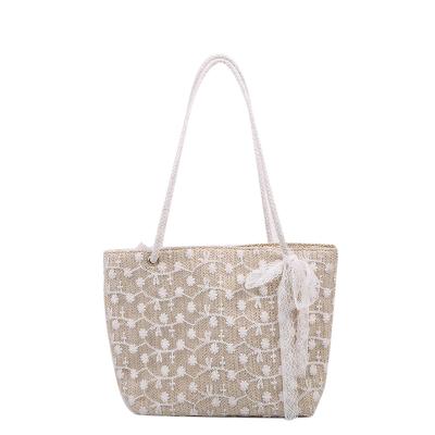 China Beach Bag Travel Vacation Fashion Straw Bag Woven Bag New Factory Wild Straw Bag Senator Wild for sale