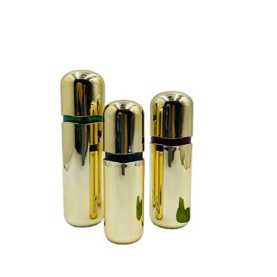 China 2022 New Style 40ml 100ml 120ml Luxury Gold Plated Plastic Facial Care Lotion Spray Bottle for sale