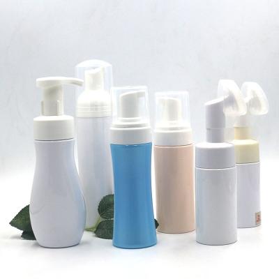 China Eco-friendly Empty Plastic Foaming Face Wash 100ml120ml 150ml 200ml 220ml Custom Colors PET Facial Detergent Foam Foam Bottle for sale