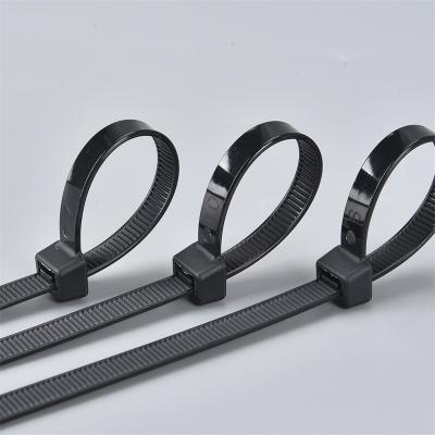 China Latest Hot Selling Movable Nylon Cable Ties 4*150 Safety Pattern Custom Nylon Self-locking Cable Tie for sale