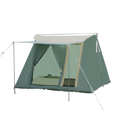 China Straight Tying Type Luxury High Wind Heavy Duty Camping Tent Tent Outdoor Family Carpas for sale