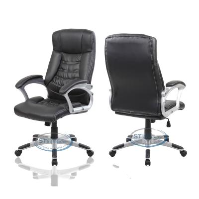 China High Quality Comfort Tilt Mechanism Ergonomic Red Swivel Office Rotating Lifting Genuine Leather Chairs for sale