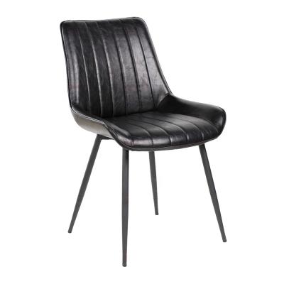 China 2022 OEM Restaurant Contemporary Velvet Low MOQ Soft Black Metal Base Seat Dining Chair In Dining Room for sale