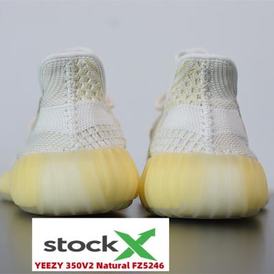 China Hot wholesale 2022 fashion trend sales quality 1:1 original yezzy 350 v2 style natural sneakers men walk shoes women for sale