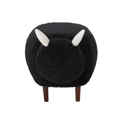 China LOVELY Free Shipping in USA Cute Sheep Creature Cartoon Kids Plush Chair Stool Stool for sale