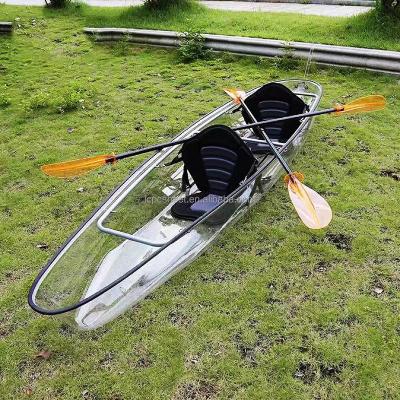 China Fiberglass manufacturers new canoe kayak double canoe fishing boat rubber dinghy single centerboard customization for sale