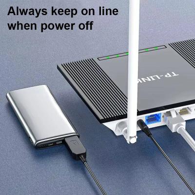 China 1m DC 9V/12V Router DC 5V USB Power Push Line to Cable 2.1x5.5mm for Wifi Router LED Strip Light Neon for sale