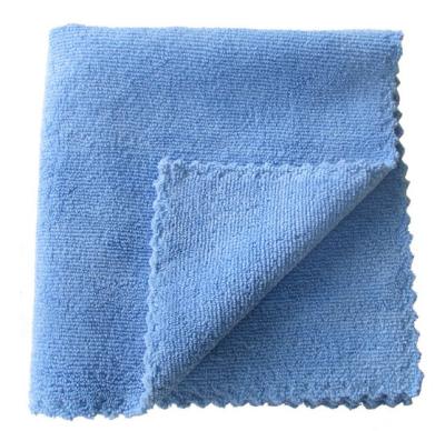 China Greenfound Micorfiber Cleaning Towel High Quality Absorbent Car Wash Towel Edgelss Zigzag Cleaning Cloths for sale