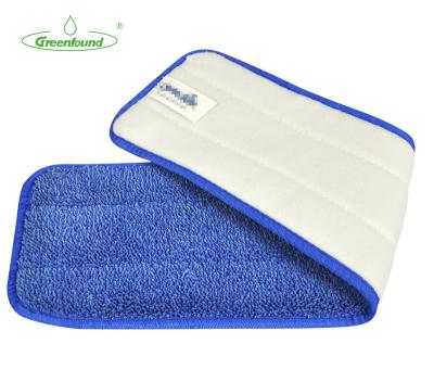 China Sustainable Hot Sale Microfiber Twist Dyed Wire Floor Mop Pad Mop For Floor Cleaning for sale