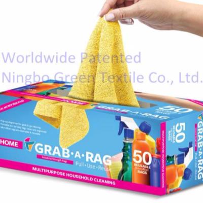 China Sustainable Microfiber Towel Household Edgeless Cleaning Towel Grasp Reusable Cloth Cleaning Cloth for sale