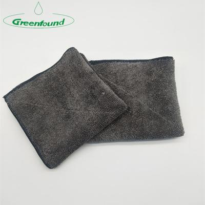 China High Dust Absorbent Auto Retail Wax Towel Clean Loop Ningbo Auto Cleaning Microfiber Terry Towel Car Cleaning Wax Towel Retail Cheap for sale