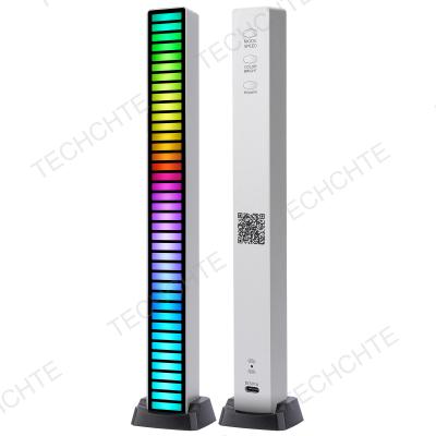 China Automotive Stage DJ Mini Car Rhythm Light Interior Voice-activated Sensor Rhythm Music Collector Lamp Desk Atmosphere Music Rhythm Light for sale