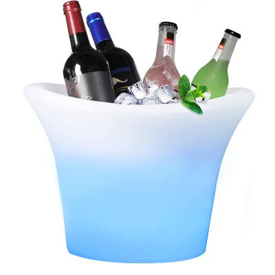 China Sustainable Color Changing 16 Color Lighted Illuminati Electric Personalized Waterproof Led Ice Bucket for sale