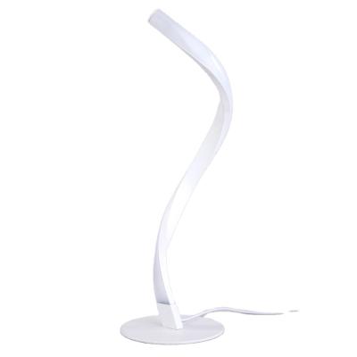 China Modern IR Control Modern Spiral Streamline WIFI APP WIFI Aluminum Side Table Light Perfect For Bedroom Living RGB Magic Lights for sale