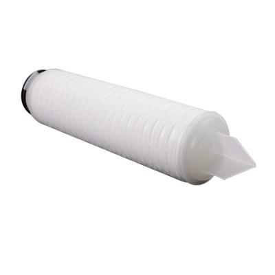 China Machinery Repair Shops Strong Acid Ressitance PTFE Membrane Water Filter Cartridge / Corrisive Liquid Element for sale