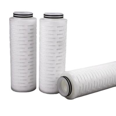 China Water Disinfection 0.2 Micron PVDF Pleated Filter With Effective Filtration Area For Pharmaceutical Industry for sale