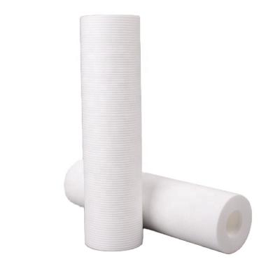 China High Intensity And Purity Water Storage Blown Cast Iron PP Filter Cartridge For RO Pre Filtration for sale