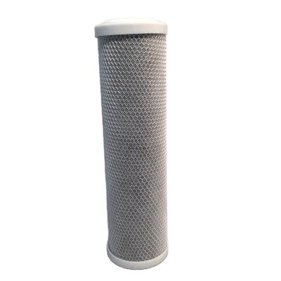 China Water Certified CTO 5 Micron Activated Carbon Block Filter Cartridge For Bottle Water Washing for sale