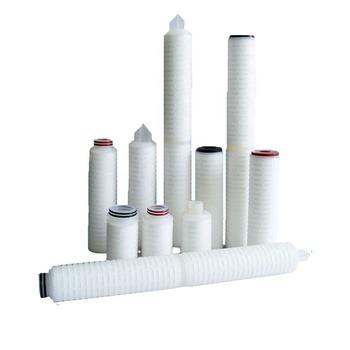 China Hotels Nominal 0.45 Micron PP Pleated Filter Cartridge For RO Prefiltration for sale