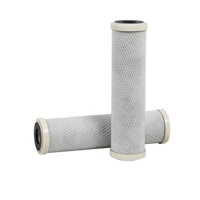 China food & Beverage Plant Activated Carbon Material Filter Cartridge 5 Micron 10 Inch For Water Filtration Odor Removal for sale