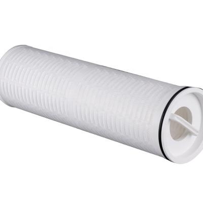 China Water Treatment Pleated High Flow PP Water Filter Cartridge for sale