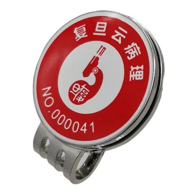 China 2022 Copper New Design No Die Fee Golf Cap Clip Custom Magnetic Golf Ball Marker for sale