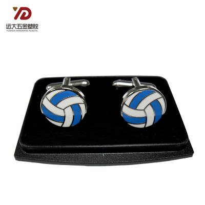 China ALLOY OEM ODM Mold Fee Promotion Gifts Men Metal None Make Logo Custom Enamel Cufflinks for sale