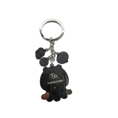 China Factory Hot Selling Custom Cute 3D Metal Keychains Metal Suitable For Keys Decoration for sale