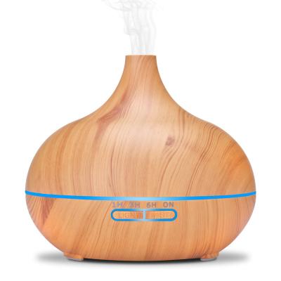 China Mini Humidifier 400ml Mist Mini Size Usb Essential Oil Portable Wood Diffuser Vapor Ultrasonic Cool Air Purifier 7 Color Change For Office Home for sale