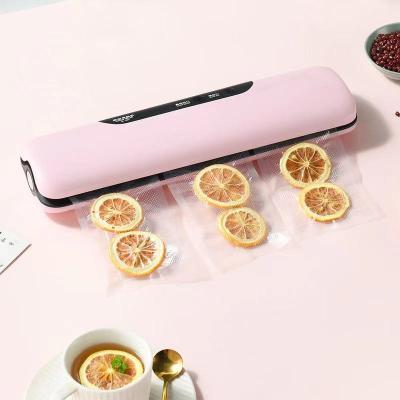 China Multifunctional household long width sealing vacuum sealer machine using with food vacuum roll bag for daily food preservation for sale